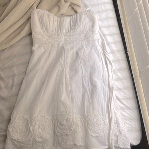 white flowered dress from A.BYER